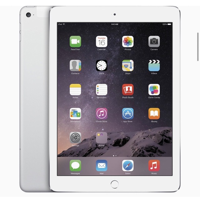 Apple(アップル)のApple iPad Air 2 Wi-Fi + Cellular 16GB  スマホ/家電/カメラのPC/タブレット(タブレット)の商品写真