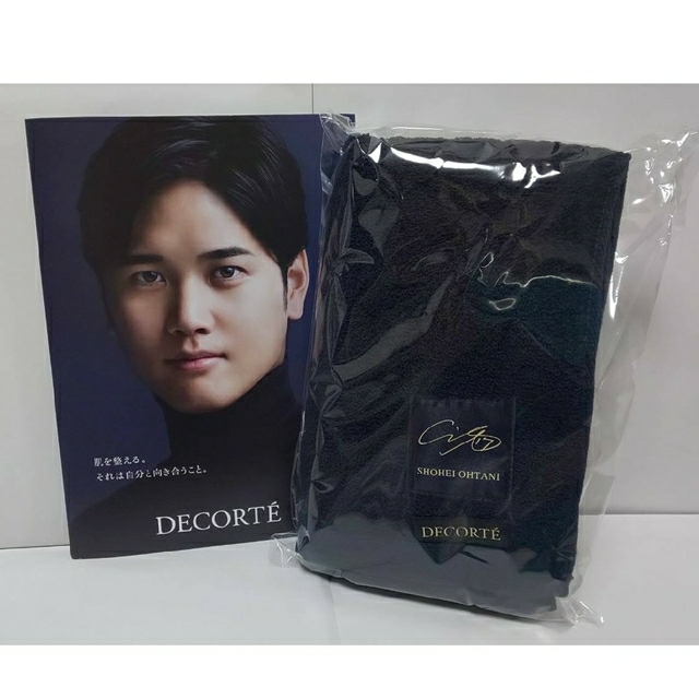 COSME DECORTE 【新品未使用】大谷翔平 サインプリント ハンドタオル コスメデコルテの通販 by のん コスメデコルテ 大谷翔平 コラボタオル