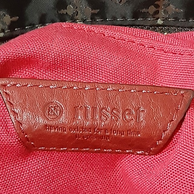 russet ラシット ハンドバッグ モノグラム ナイロン 持ち手 russet ラシット ハンドバッグ モノグラム ナイロン 持ち手