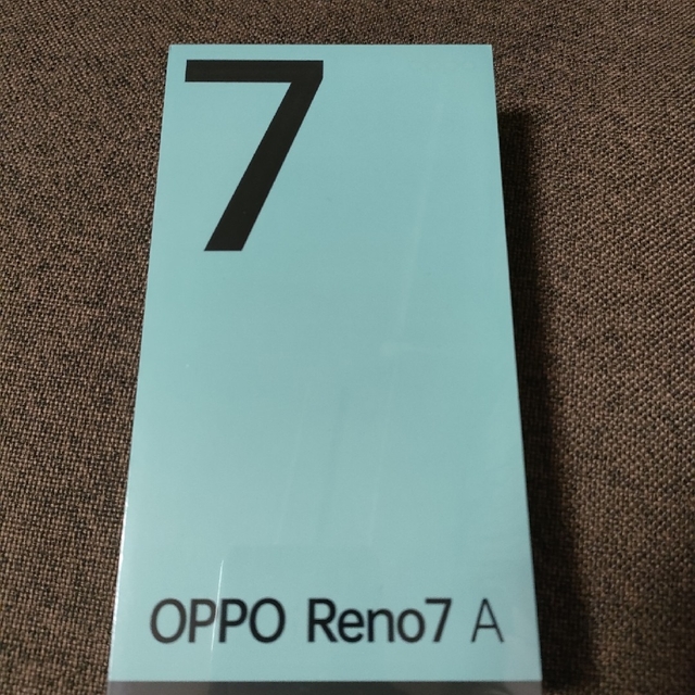 【新品未開封】OPPO Reno7A 　ワイモバイル版