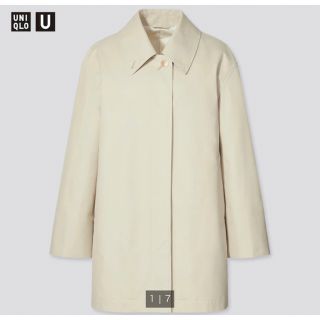 ユニクロ(UNIQLO)のユニクロユー　ステンカラーショートコート　S(スプリングコート)