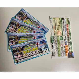 城島高原パーク無料入園券　4枚(遊園地/テーマパーク)