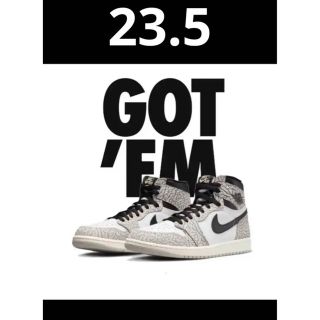 ジョーダン(Jordan Brand（NIKE）)のGS Air Jordan 1 High OG "White Cement"(スニーカー)