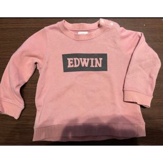 エドウィン(EDWIN)のEDWIN ピンクトレーナー　フードなし(ジャケット/上着)