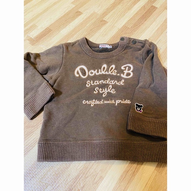 DOUBLE.B(ダブルビー)のミキハウス  トレーナー キッズ/ベビー/マタニティのキッズ服男の子用(90cm~)(その他)の商品写真