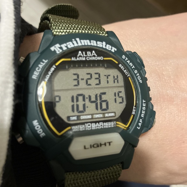 G-SHOCK(ジーショック)のデッドストック 97年製 ALBA アルバ トレイルマスター vintage メンズの時計(腕時計(アナログ))の商品写真