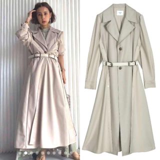 新品タグ付きamerivintage今期完売SHEER LAYERED COAT