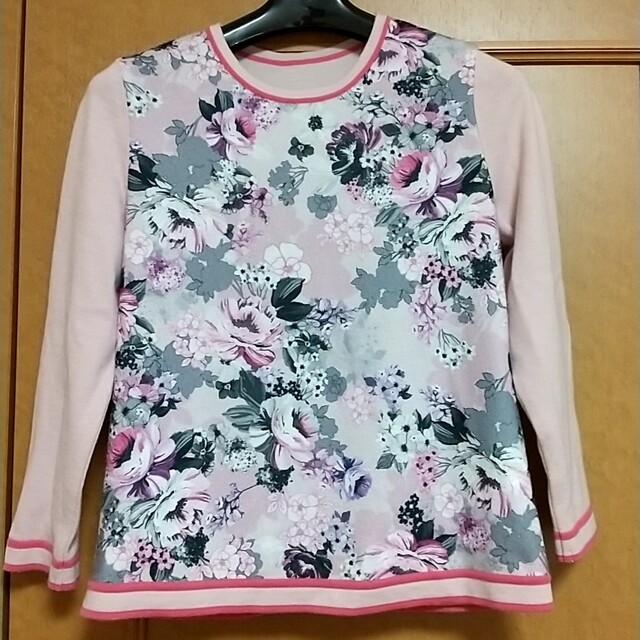chamois  シャミー ジオン商事 ピンク 花柄セーター 42 レディースのトップス(ニット/セーター)の商品写真