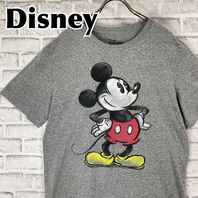 Disney - Disney ディズニー ミッキーシンプルビッグプリント Tシャツ