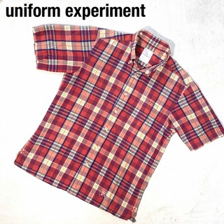 ユニフォームエクスペリメント(uniform experiment)の【uniform experiment】半袖 BD チェック シャツ[S] (シャツ)