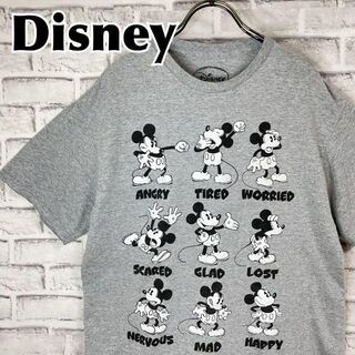 ディズニー(Disney)のDisney ディズニー ミッキー 感情 表情 プリント Tシャツ 半袖 輸入品(Tシャツ/カットソー(半袖/袖なし))