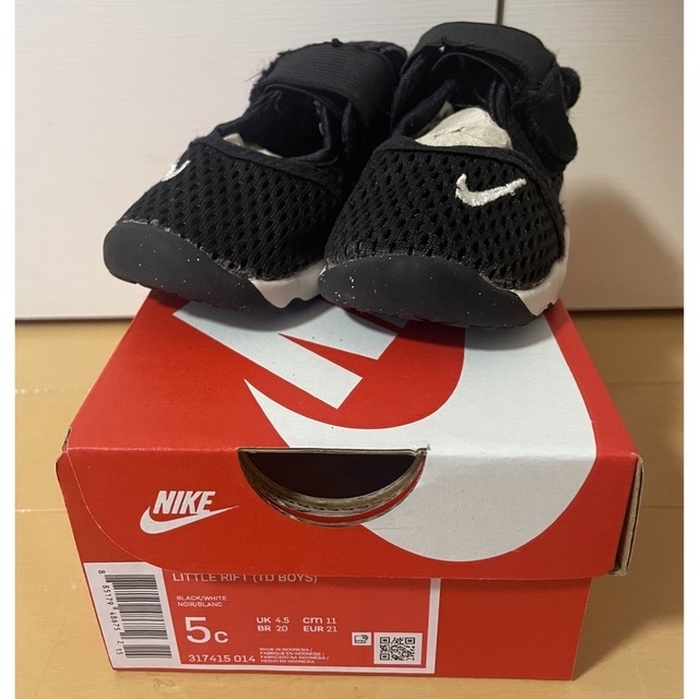 NIKE(ナイキ)の【11cm】NIKE LITTLE RIFT (TD BOYS) キッズ/ベビー/マタニティのベビー靴/シューズ(~14cm)(スニーカー)の商品写真