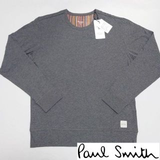 ポールスミス(Paul Smith)の【新品タグ付き】ポールスミス 長袖Tシャツ メンズM チャコール杢(Tシャツ/カットソー(七分/長袖))