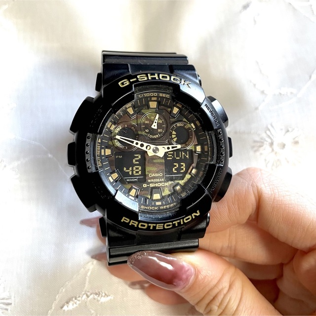 CASIO G-SHOCK ジーショック GA-100CF-1A9JF 腕時計