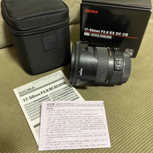 SIGMA(シグマ)のSIGMA 17-50F2.8EX DC OS HSM for CANON スマホ/家電/カメラのカメラ(レンズ(ズーム))の商品写真