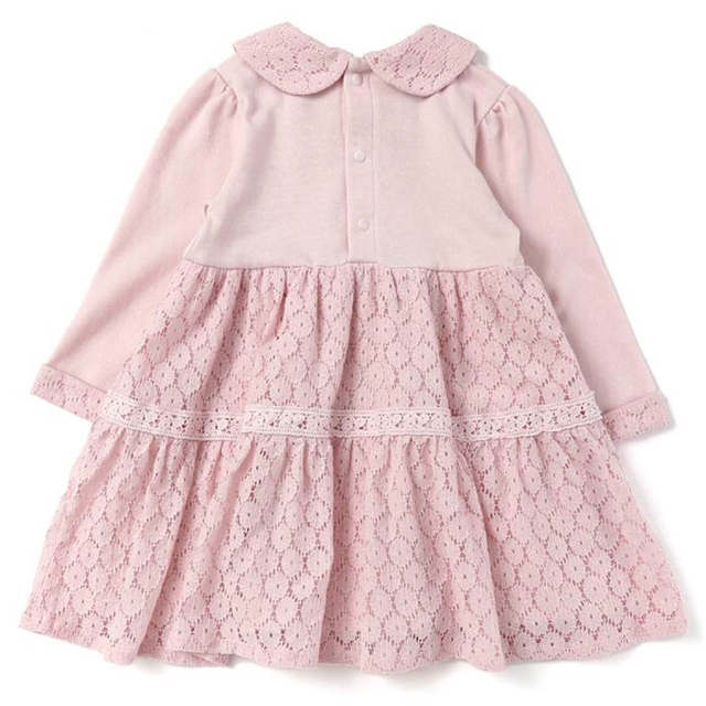 coeur a coeur(クーラクール)の新品未使用タグ付き　クーラクール♡レースワンピース キッズ/ベビー/マタニティのキッズ服女の子用(90cm~)(ワンピース)の商品写真