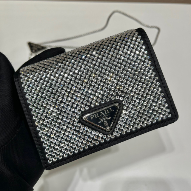 PRADA ミニバッグ カードケース キラキラ プラダ ショルダー 美品