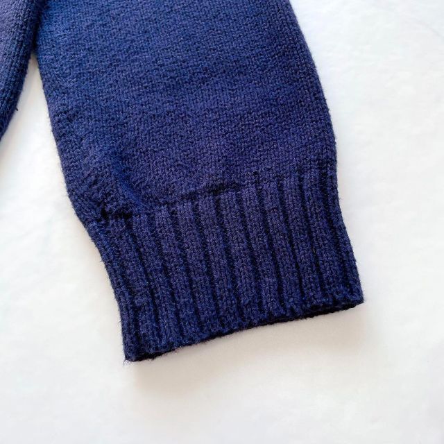 【希少】ポロラルフローレン ポロベア ニットセーター ロゴ刺繍 ネイビー XL 【希少】ポロラルフローレン ポロベア ニットセーター ロゴ刺繍 ネイビー XL