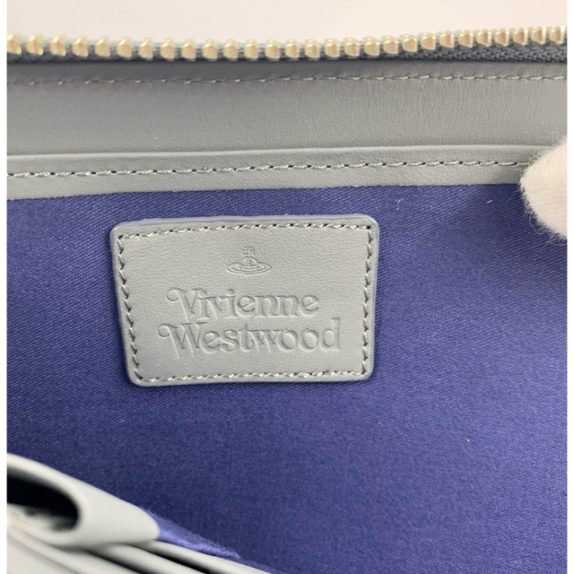 Vivienne Westwood(ヴィヴィアンウエストウッド)の1点限り！新品未使用　ヴィヴィアンウエストウッド　長財布　ブルー×グレー レディースのファッション小物(財布)の商品写真