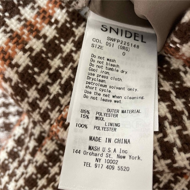 SNIDEL(スナイデル)の【美品】SNIDEL ツイードフレアスカショーパン レディースのパンツ(ショートパンツ)の商品写真