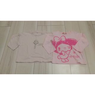 ニシマツヤ(西松屋)の西松屋★マイメロちゃん、フリルカットソー 95、100サイズ 2枚セット 女の子(Tシャツ/カットソー)