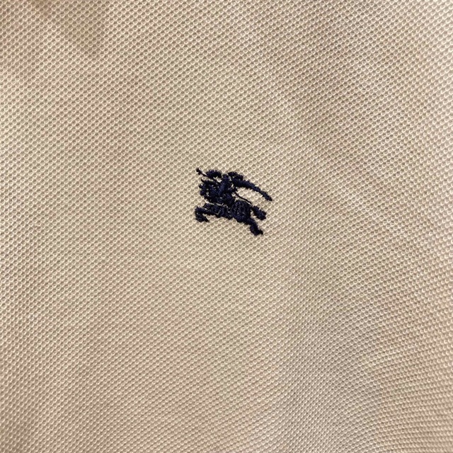 BURBERRY BLACK LABEL(バーバリーブラックレーベル)の美品送料込み　バーバリーブラックレーベル　半袖ポロシャツ　ホワイト　2 メンズのトップス(ポロシャツ)の商品写真