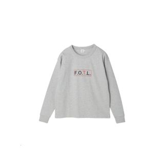 フルーツオブザルーム(FRUIT OF THE LOOM)のFRUIT OF THE ROOM ロゴ L/S TEE LL グレー XL(Tシャツ(長袖/七分))