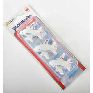 ジャル(ニホンコウクウ)(JAL(日本航空))のJAL 3機種 飛行機マグネット (航空機)