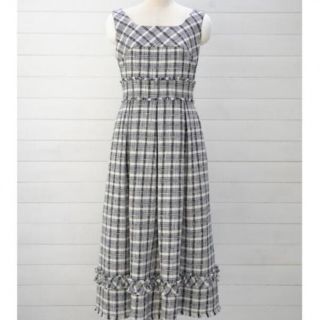 ハーリップトゥ(Her lip to)のHer lip to  Summer Tweed Midi Dress(ひざ丈ワンピース)