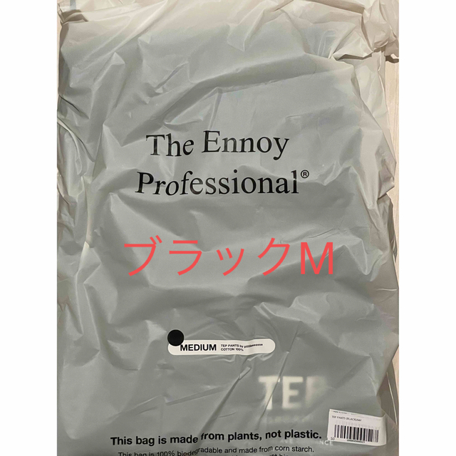 国内正規品 ennoy Lサイズ TEP PANTS ennoy エンノイ (BLACK) ブラック