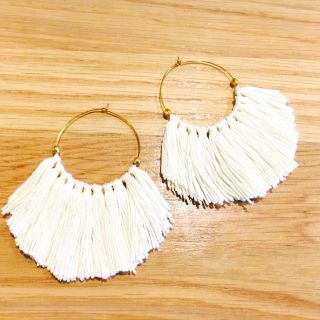 handmadeフリンジピアス(ピアス)