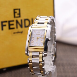 フェンディ(FENDI)の正規品【新品電池】FENDI 7600L/動作良好 ループ レベルソ 人気モデル(腕時計)