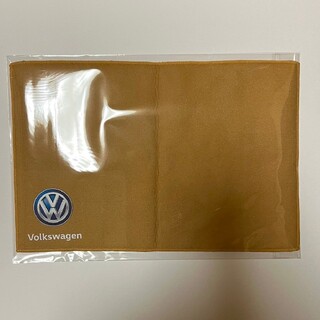 フォルクスワーゲン(Volkswagen)の☆新品☆フォルクスワーゲン　マイクロファイバー　タオル　ベージュ系(車内アクセサリ)