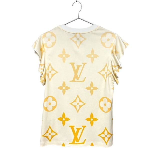 LOUIS VUITTON(ルイヴィトン)の【美品】LOUIS VUITTON モノグラム ラッフル スリーブ シャツ レディースのトップス(Tシャツ(半袖/袖なし))の商品写真