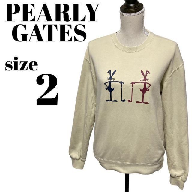 【GOLFウェア】PEARLY GATES トレーナー うさぎ ゴルフ ロゴ | フリマアプリ ラクマ