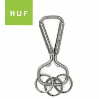 ハフ(HUF)のHUFカラビナシルバー BOTTLE OPENER CARABINERレア‼️(キーケース)