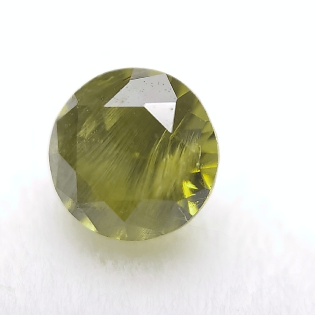 天然 ペリドットルース3.18ct - 材料