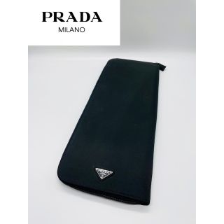 PRADA - 【PRADA】☆希少☆ネクタイケース ラウンドジップ ブラックの ...