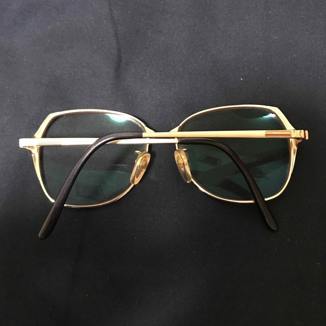 celine(セリーヌ)の1）celine ヴィンテージ  眼鏡　度あり　メタルフレーム　ゴールド レディースのファッション小物(サングラス/メガネ)の商品写真