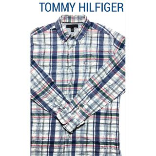 トミーヒルフィガー(TOMMY HILFIGER)の【美品】TOMMY HILFIGER(トミーヒルフィガー)チェックシャツ L(シャツ)