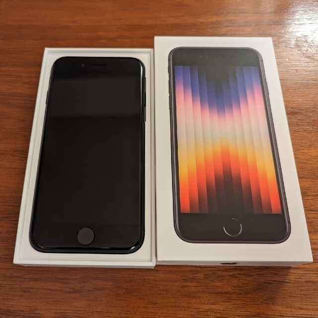 iPhone SE 第3世代 ミッドナイト 128GB SIMフリー - スマートフォン本体