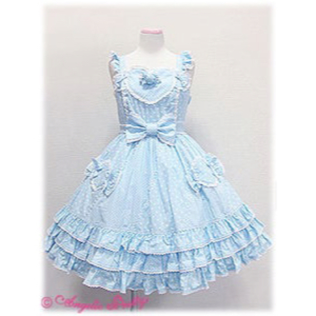 Angelic pretty Candy Shopジャンパースカートひざ丈ワンピース