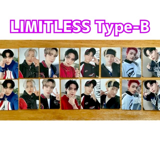 ATEEZ LIMITLESS JAPAN トレカ 初回B 特典 コンプ 16種K-POP/アジア