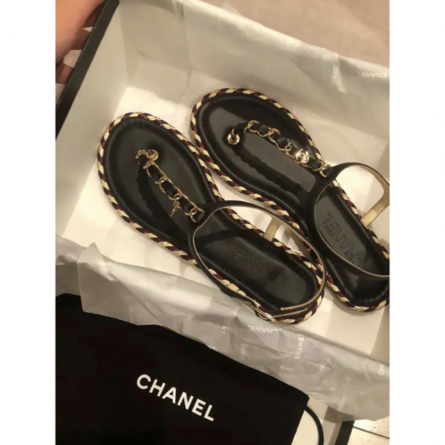 CHANEL(シャネル)のCHANELシャネル　サンダル　ビーチサンダル レディースの靴/シューズ(サンダル)の商品写真