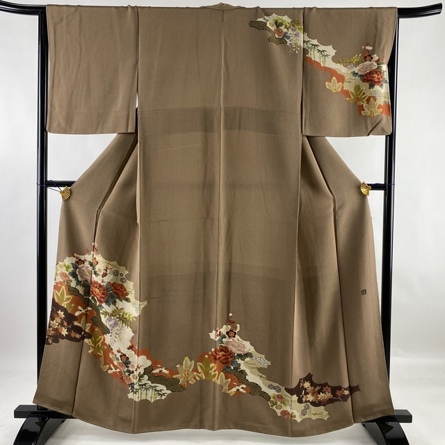 訪問着 美品 名品 161cm 65.5cm 正絹