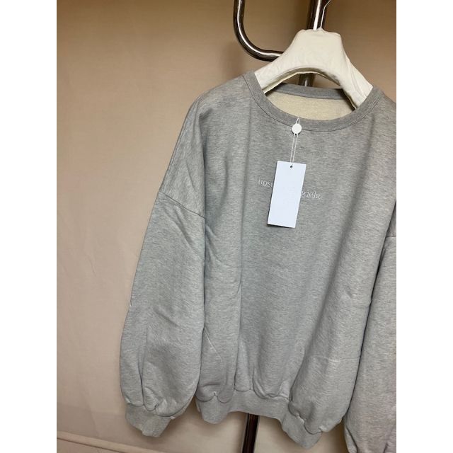 室内搬入設置無料 新品 22aw L マルジェラ 反転ロゴ スウェット 茶色