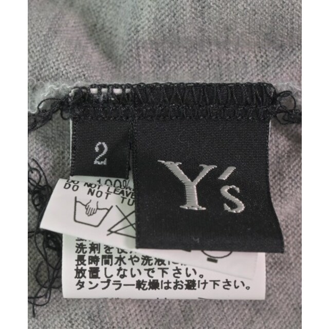 Y's(ワイズ)のY's ワイズ ニット・セーター 2(S位) グレー系 【古着】【中古】 レディースのトップス(ニット/セーター)の商品写真