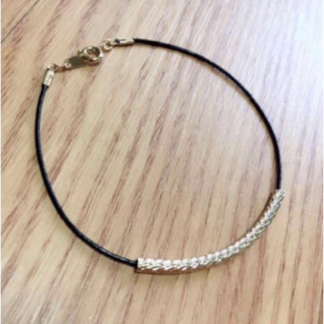 TODAYFUL(トゥデイフル)のleather pipe anklet♡ ハンドメイドのアクセサリー(アンクレット)の商品写真