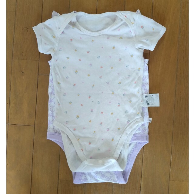 babyGAP(ベビーギャップ)のGAP🌼フリフリジャンスカ&ロンパース🌼80-90cm キッズ/ベビー/マタニティのベビー服(~85cm)(ワンピース)の商品写真