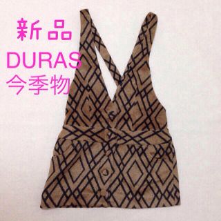 デュラス(DURAS)のDURAS 今季物 新品 ジャンスカ(ミニスカート)